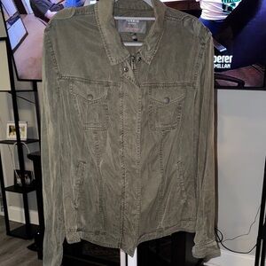 Torrid Olive Military Jacket